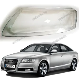 F0054L - Стекло фары Audi A6 / S6 (C6) (2004–2011) Allroad (2006–2011) дорестайл рестайл левое