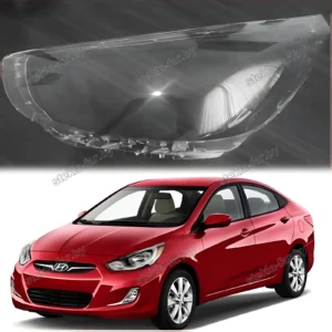 F0485XL - Стекло фары Hyundai Solaris 1 (RBr) (2010–2014) Дорестайл левое