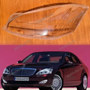 F0748L - Стекло фары Mercedes W221 (2005–2009) Дорестайл левое