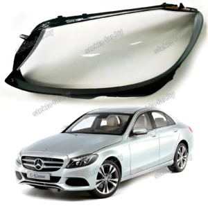 F0751L - Стекло фары Mercedes C Class W205 (2013–2018) левое