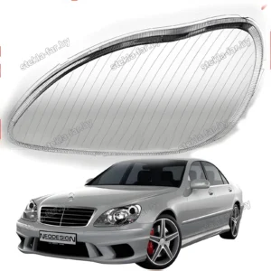 F0784L - Стекло фары Mercedes S Class W220 (2002–2005) рестайл левое