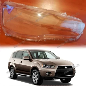 F0850R - Стекло фары Mitsubishi Outlander 2 XL (2009–2012) рестайл правое