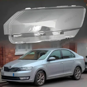 F1001L - Стекло фары Skoda Rapid I (2012–2019) левое