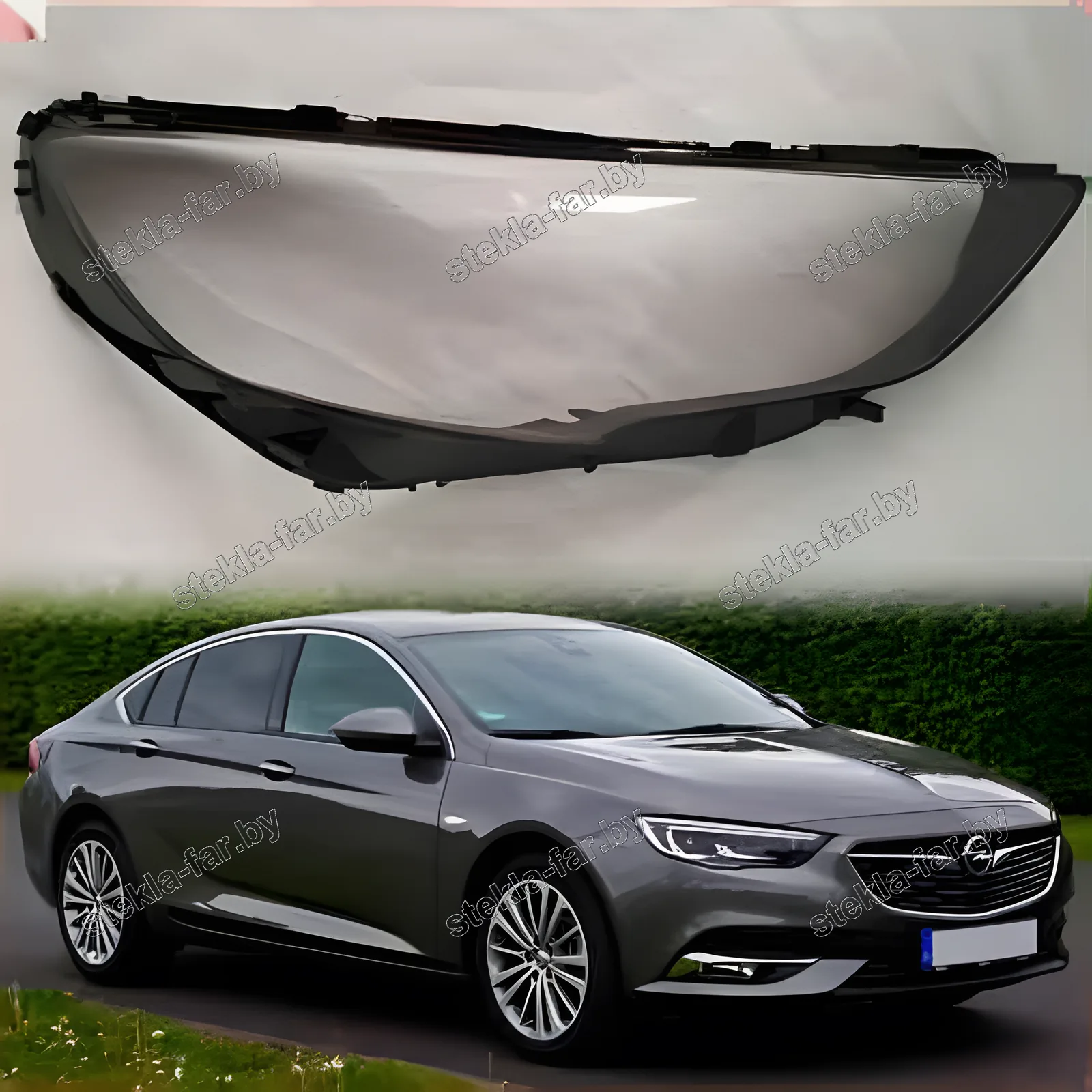 F1006R - Стекло фары Opel Insignia (2017–2020) правое