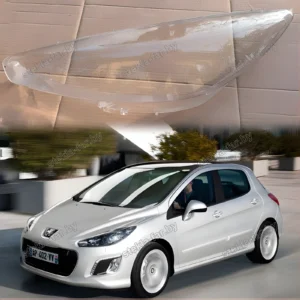 F1033L - Стекло фары Peugeot 308 I (2011–2014) рестайл левое