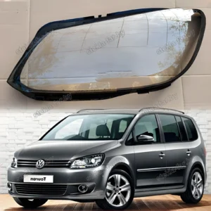 F1040L - Стекло фары Volkswagen Touran 2 (2010–2015) левое