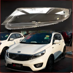 F1047L - Стекло фары KIA Sportage 3 (2014–2016) рестайл левое