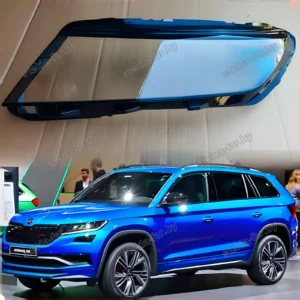 F1120L - Стекло фары Skoda Kodiaq (2016–2021) Дорестайл левое