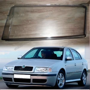 F1122L - Стекло фары Skoda Octavia Tour (2000–2011) рестайл левое