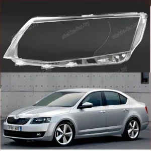 F1124L - Стекло фары Skoda Octavia 3 A7 (2012–2017) Дорестайл левое
