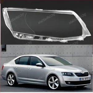 F1124R - Стекло фары Skoda Octavia 3 A7 (2012–2017) Дорестайл правое