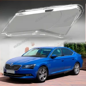 F1130L - Стекло фары Skoda Superb 3 (3V) (B8) (2015–2019) Xenon + LED ДХО левое