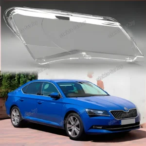 F1130R - Стекло фары Skoda Superb 3 (3V) (B8) (2015–2019) Xenon + LED ДХО правое