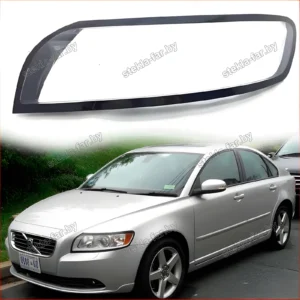 F1168L - Стекло фары Volvo S40 (2007–2012) рестайл левое