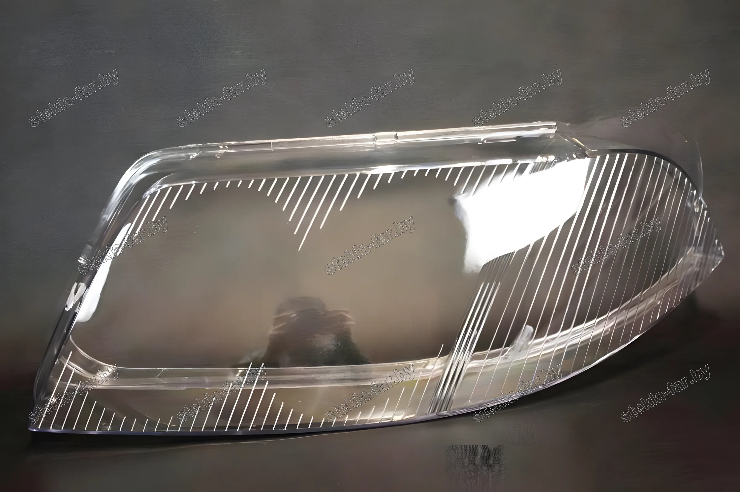 F1187L - Стекло фары Volkswagen Passat B5 55 Halogen (2000–2005) рестайл левое, фото 2