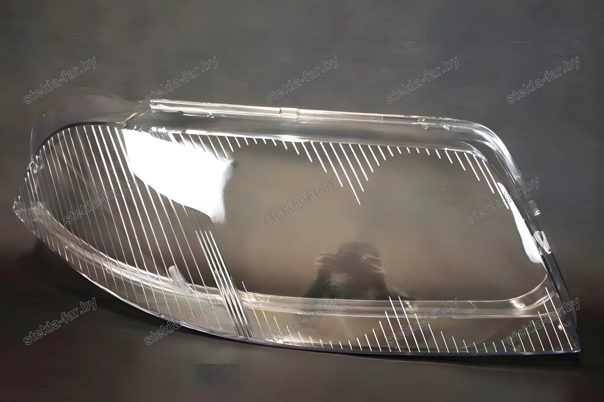 F1187R - Стекло фары Volkswagen Passat B5 55 Halogen (2000–2005) рестайл правое, фото 2