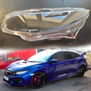 F1209L - Стекло фары Honda Civic 10 LED (2015–2019) левое