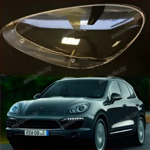 F1219L - Стекло фары Porsche Cayenne 958 (2010–2014) Дорестайл левое