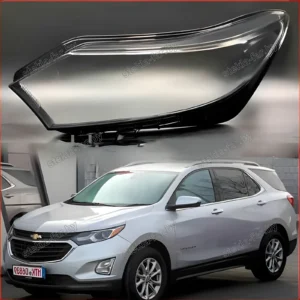 F1238L - Стекло фары Chevrolet Equinox (2016–2021) III поколение дорестайл левое