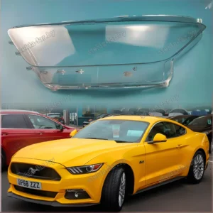 F1241L - Стекло фары Ford Mustang 6 GT (2013–2017) Дорестайл левое