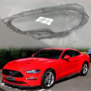 F1242L - Стекло фары Ford Mustang 6 GT (2017–2024) Рестайл левое