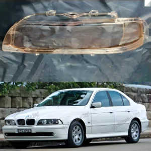 F1262L - Стекло фары BMW 5 E39 (2000–2004) Рестайл левое