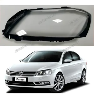 F1338L - Стекло фары Volkswagen Passat B7 EURO (2010–2015) левое