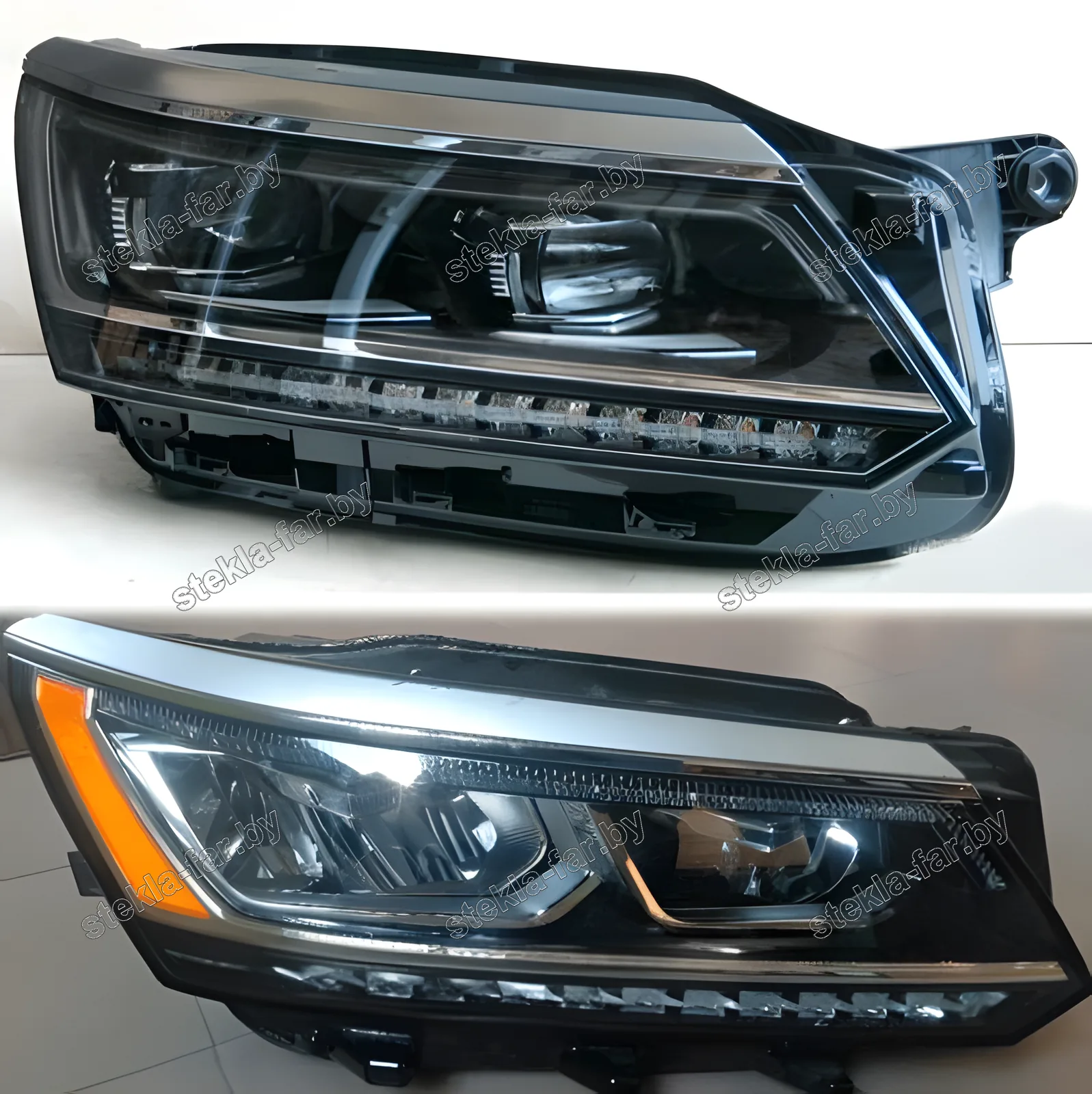 F1339L - Стекло фары Volkswagen Passat NMS B8 USA Halogen LOW version (2015–2018) левое, фото 2