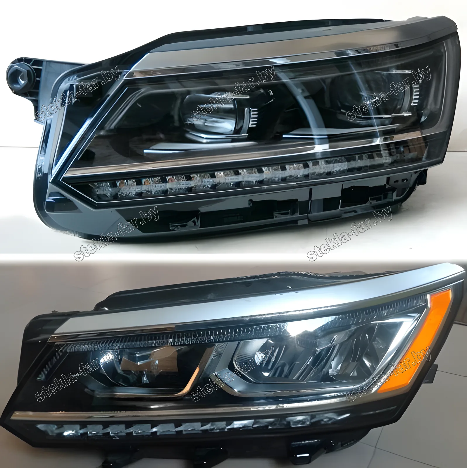 F1339R - Стекло фары Volkswagen Passat NMS B8 USA Halogen LOW version (2015–2018) правое, фото 2
