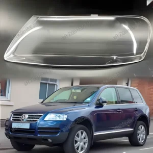 F1353L - Стекло фары Volkswagen Touareg 1 (2002–2005) Дорестайл левое