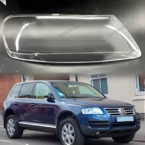 F1353R - Стекло фары Volkswagen Touareg 1 (2002–2005) Дорестайл правое