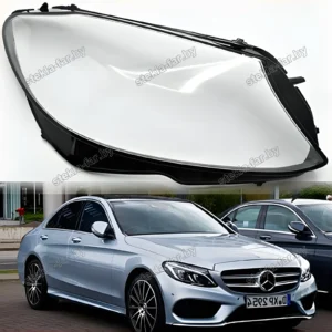 F1372R - Стекло фары Mercedes C Class W205 (2018–2021) рестайл правое