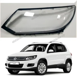 F1400L - Стекло фары Volkswagen Tiguan (2011–2017) Галоген левое