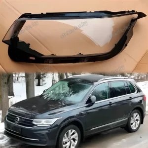 F1402L - Стекло фары Volkswagen Tiguan (2020–2023) LED левое