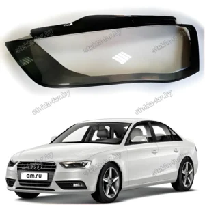 F1404L - Стекло фары Audi A4 / S4 (B8) Allroad (2011–2015) рестайл левое