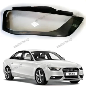 F1404R - Стекло фары Audi A4 / S4 (B8) Allroad (2011–2015) рестайл правое