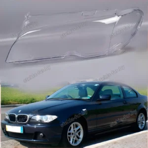 F1410L - Стекло фары BMW 3 E46 Coupe (2003–2006) IV рестайл левое