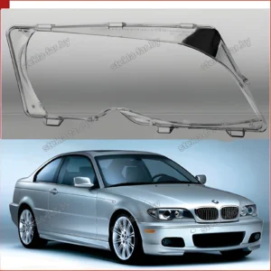 F1416R - Стекло фары BMW 3 E46 (2001–2006) рестайл правое