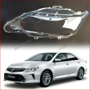 F1424L - Стекло фары Toyota Camry 55 (2014–2017) рестайл левое
