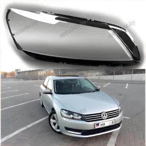 F1425R - Стекло фары Volkswagen Passat B7 (2010–2015) Halogen USA правое