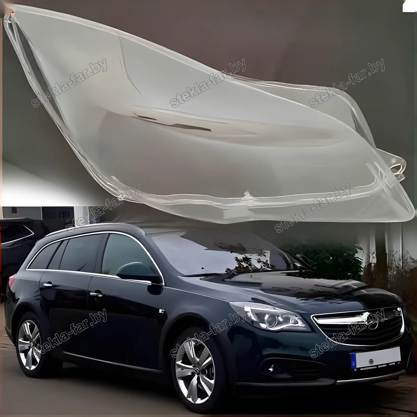 F1426R - Стекло фары Opel Insignia 1 (2013–2017) рестайл правое