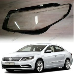 F1432L - Стекло фары Volkswagen Passat CC (2012–2017) Рестайл левое