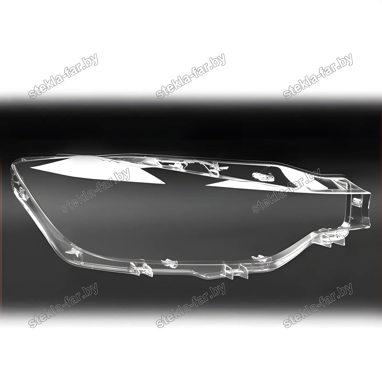 F1433R - Стекло фары BMW 3 F30 LED (2015–2019) рестайл правое