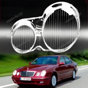 F1506L - Стекло фары Mercedes E Class W210 (1999–2003) Рестайл Xenon левое
