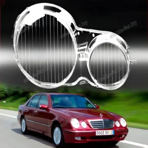 F1506R - Стекло фары Mercedes E Class W210 (1999–2003) Рестайл Xenon правое