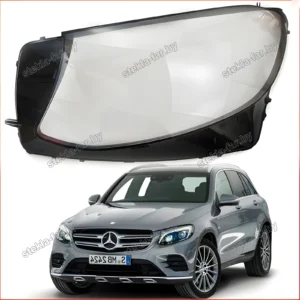 F1507L - Стекло фары Mercedes GLC Class X253 220D (2014–2019) левое