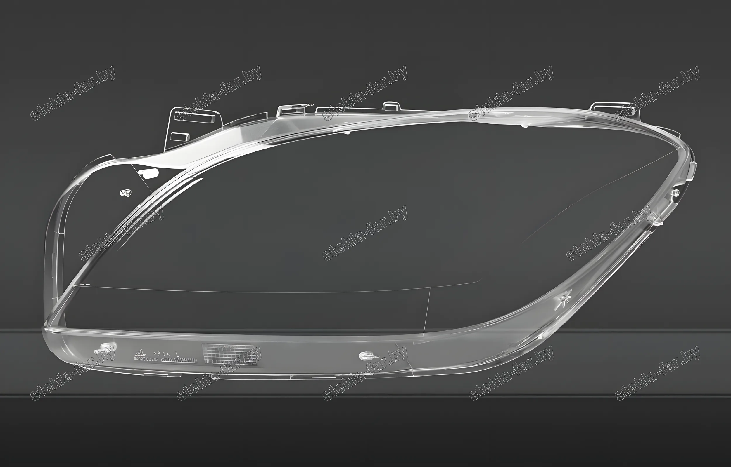 F1532L - Стекло фары Mercedes ML W166 2011-2015 левое, фото 2