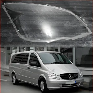 F1534R - Стекло фары Mercedes Vito, Viano 2 V Class W639 2010-2014 Рестайл правое