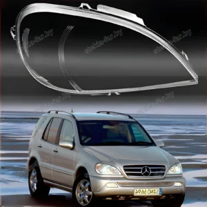 F1536R - Стекло фары Mercedes ML class W163 2001–2005 рестайл правое