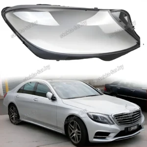 F1546R - Стекло фары Mercedes S Class W222 (2013–2017) Дорестайл правое